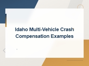 Idaho Chain Reaction Crash Compensation Examples