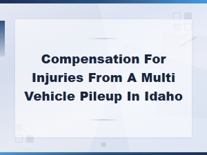 How Idaho Determines Fault in Multi-Vehicle Pileups